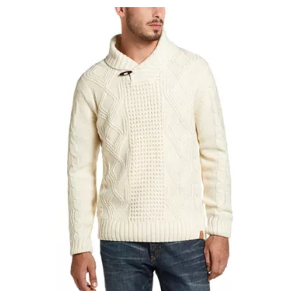 Tasso Elba Star Gift Shawl Sweater XL